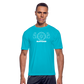 Moisture Wicking Performance T-Shirt - turquoise