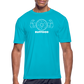 Moisture Wicking Performance T-Shirt - turquoise