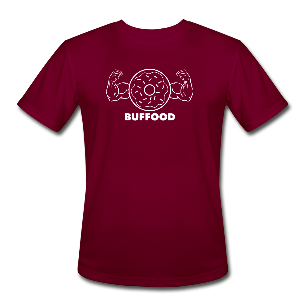 Moisture Wicking Performance T-Shirt - burgundy