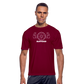 Moisture Wicking Performance T-Shirt - burgundy