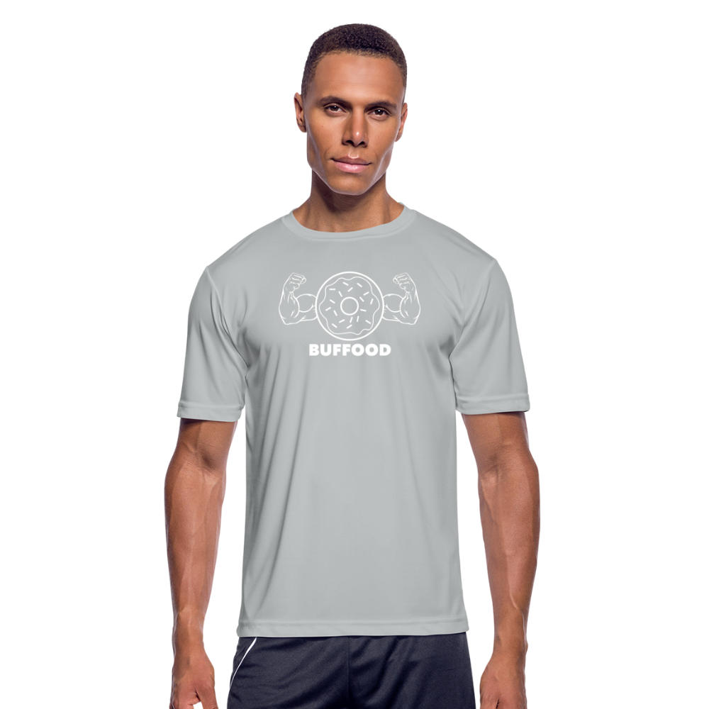 Moisture Wicking Performance T-Shirt - silver