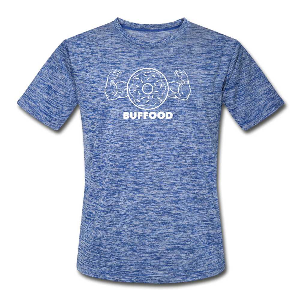 Moisture Wicking Performance T-Shirt - heather blue