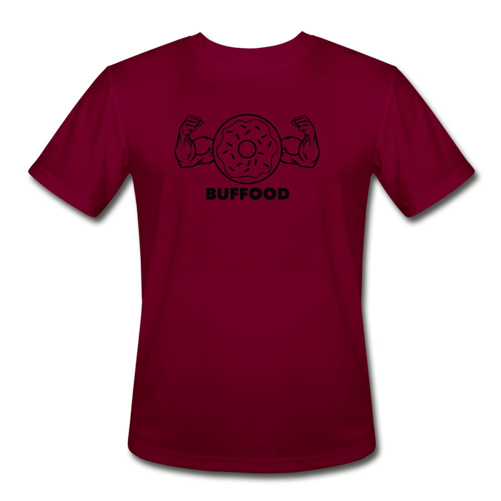 Moisture Wicking Performance T-Shirt - burgundy