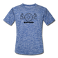 Moisture Wicking Performance T-Shirt - heather blue