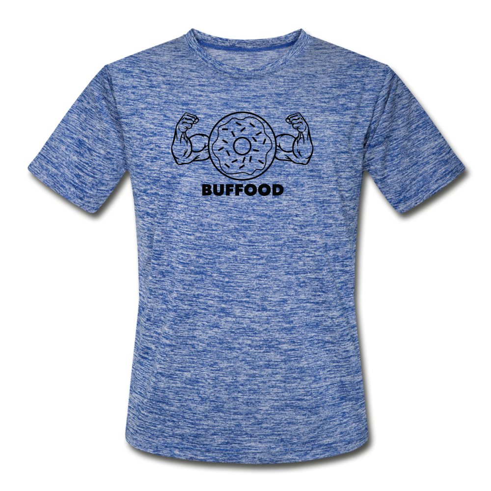 Moisture Wicking Performance T-Shirt - heather blue