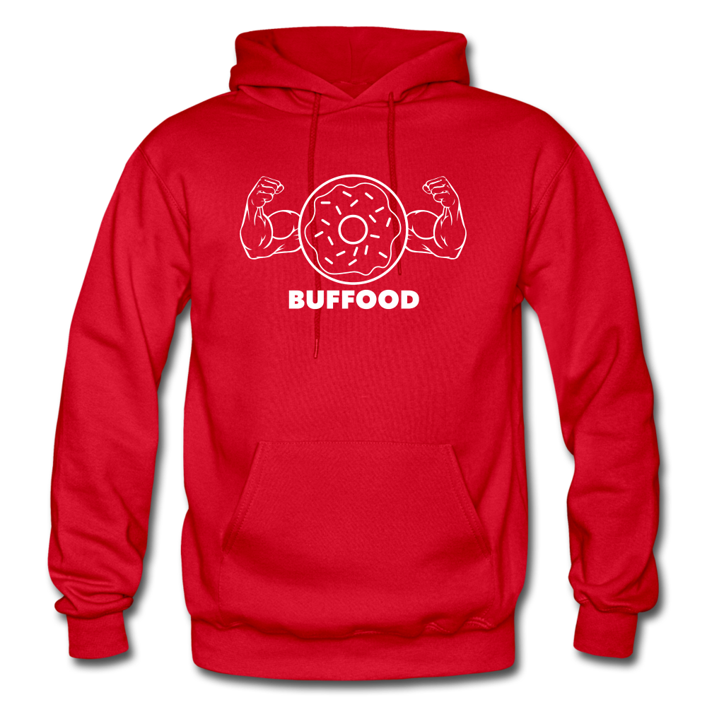 Doughnut Gildan Heavy Blend Adult Hoodie - red