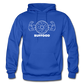 Doughnut Gildan Heavy Blend Adult Hoodie - royal blue
