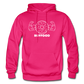 Doughnut Gildan Heavy Blend Adult Hoodie - fuchsia