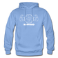 Doughnut Gildan Heavy Blend Adult Hoodie - carolina blue