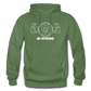Doughnut Gildan Heavy Blend Adult Hoodie - military green