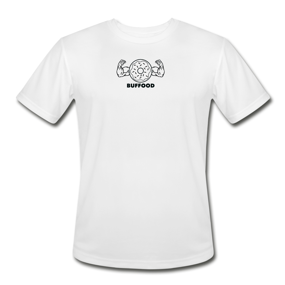 Mini Doughnut Moisture Wicking Performance T-Shirt - white